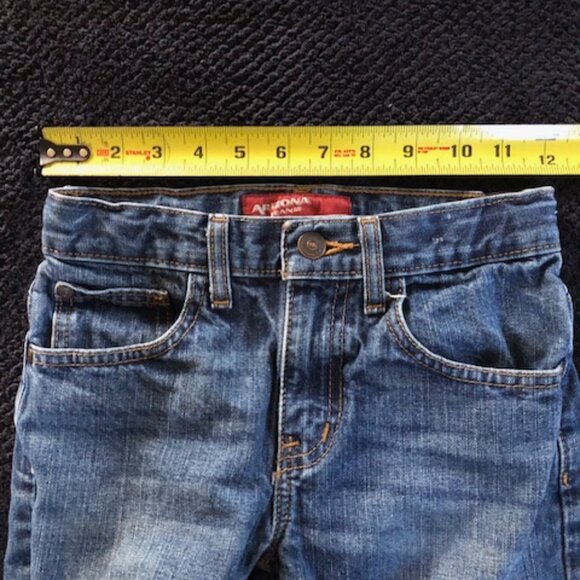 Arizona Jeans Youth Blue Slim Fit Straight Jeans Size 10 Excellent Condition - Picture 3 of 7